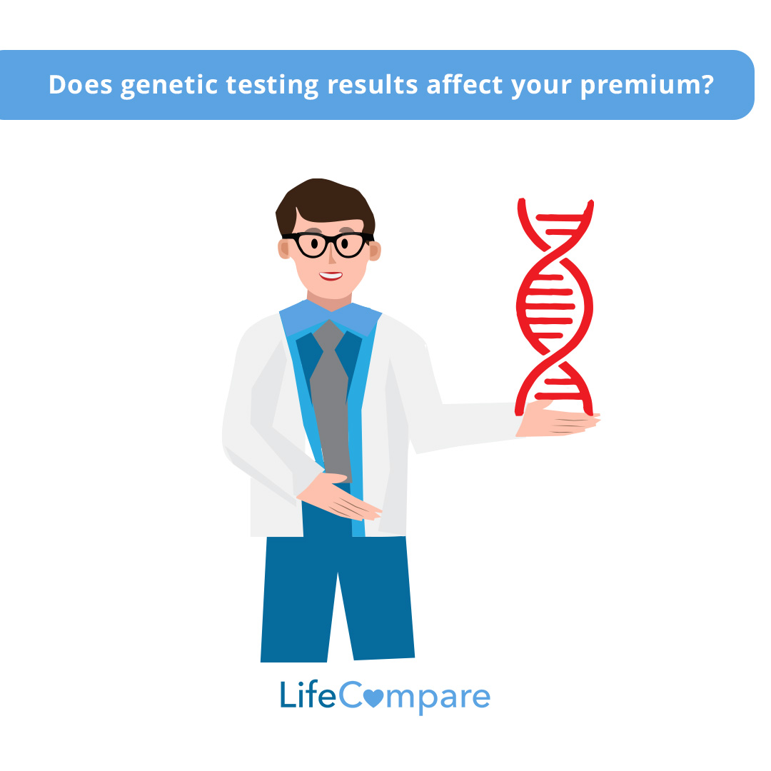 Does genetic testing results affect your premium genetic testing for cancer